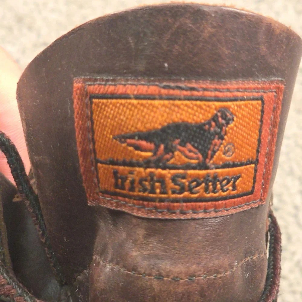 Irish Setter Boot Mens 8 Brown Leather Red Wing Moc Toe GORE-TEX Thinsulate Hike